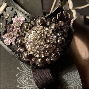 Montana West Black and Silver Embellished Sandals 7 brand new without tags💗